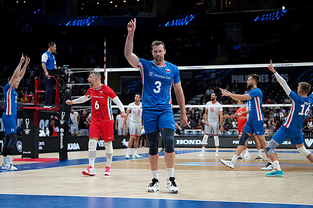 ONLINE: Česko - Írán. Vyrovnaný závěr první setu volejbalisté nakonec ztrácí