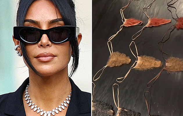 Zrzavá, nebo blond? Kardashianová představila tanga s ochlupením