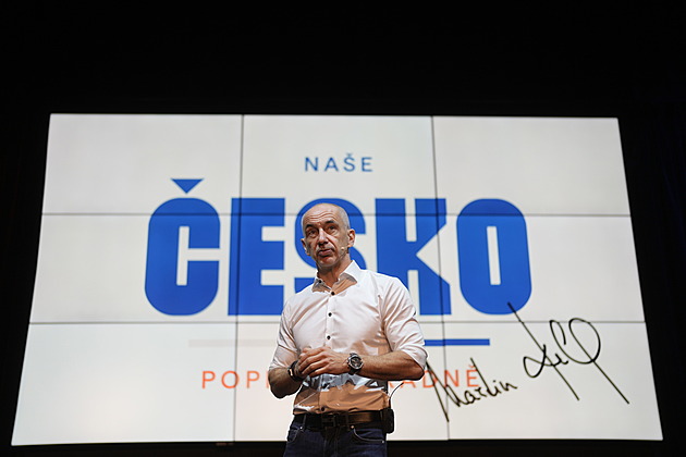 Kuba představil logo hnutí Naše Česko. Poprvé pořádně, vzkázal