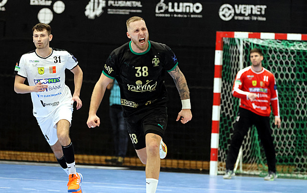 Házenkáři Karviné i přes oslabení získali dvoubrankový náskok v Evropském poháru