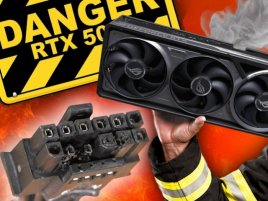 Redakci Hardware Unboxed se při >175 °C roztavil 16pin konektor GeForce RTX 5090