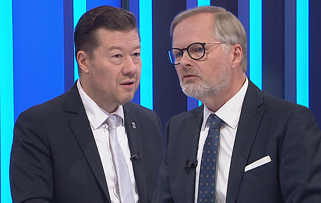 Peníze ČT a ČRo nepůjdou ze schodku, míní Okamura. Neušetříte vůbec nic, řekl Fiala